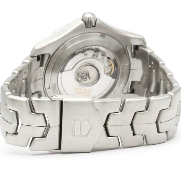 TAG HEUER Link Limited Edition Black MOP Steel Watch WJF211K Polished - Picture 5 of 8